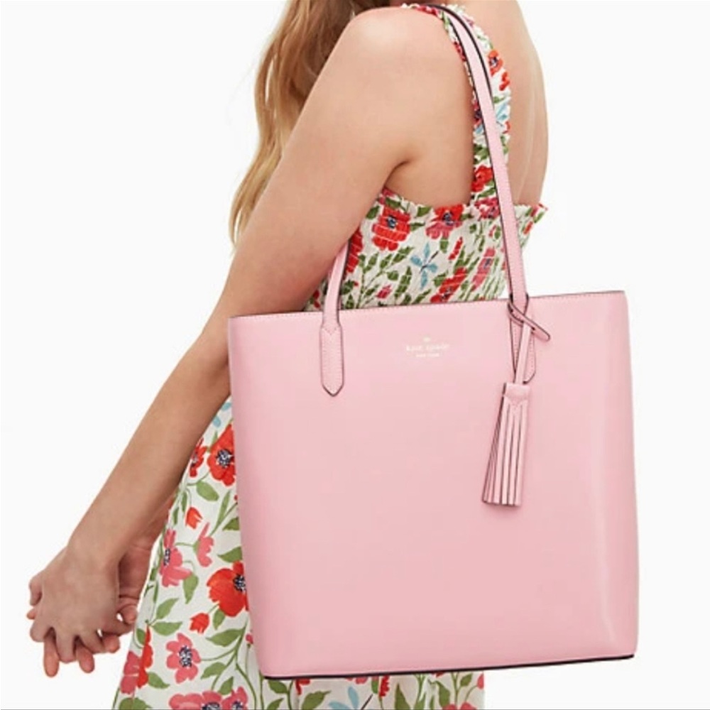 NWT Kate Spade “Jana” leather tote. 🩷